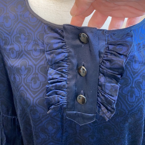 Marc by Marc Jacobs navy and black blouse M - Picture 6 of 13